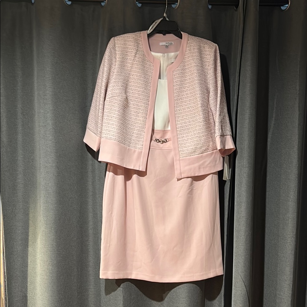 Studio One Pink Dress and Jacket Set